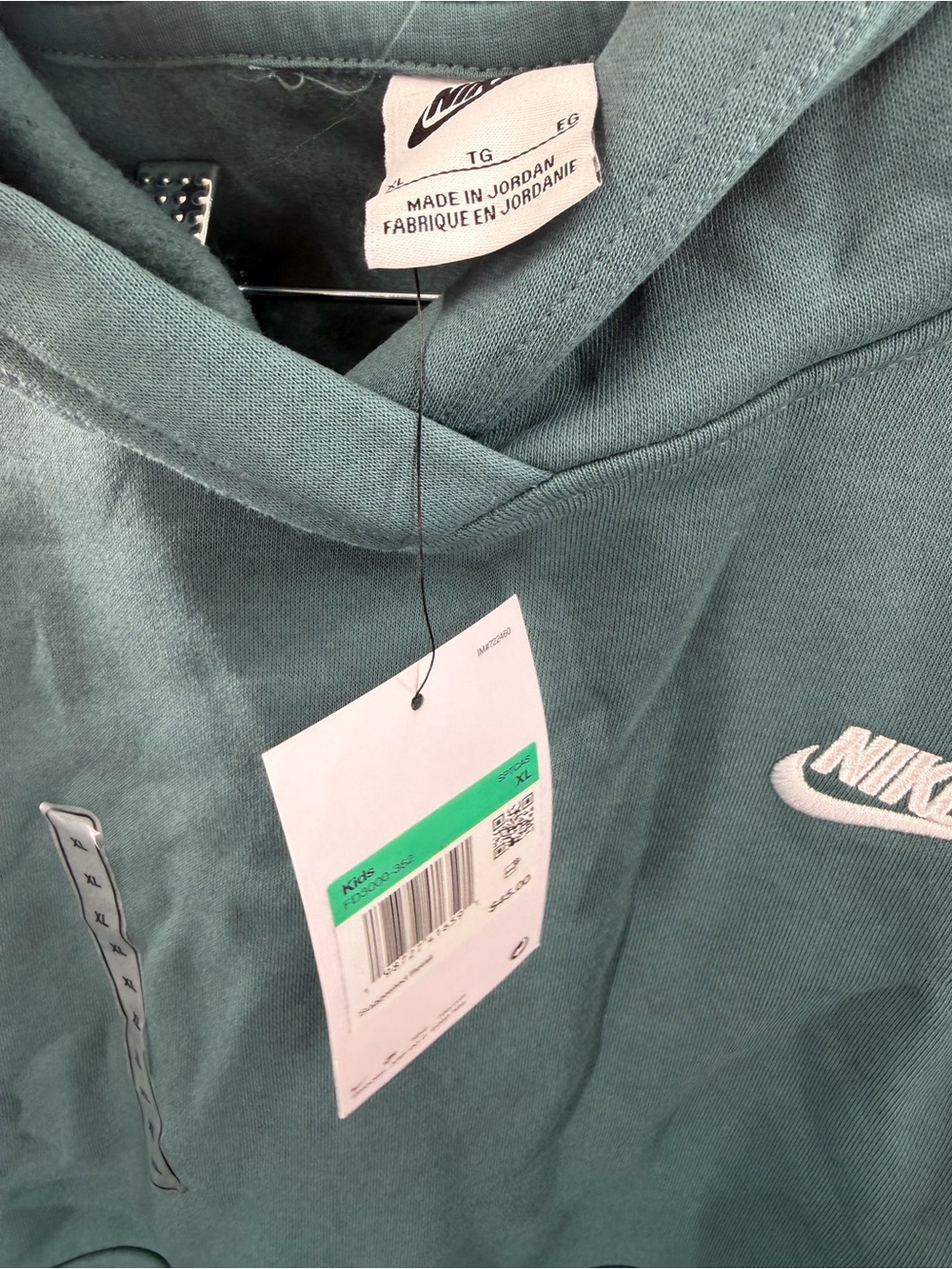 NWT Nike Sportswear Club Fleece Pullover Hoodie - Picture 5 of 8